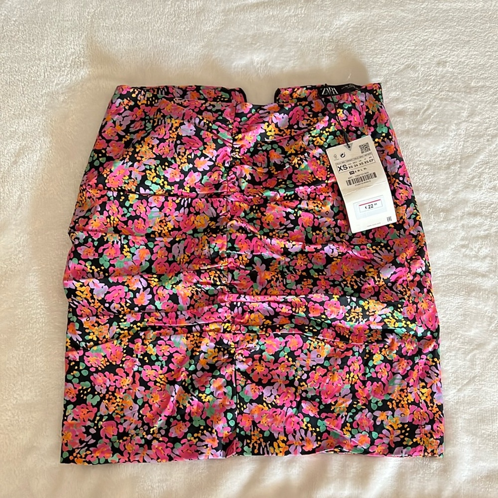 ZARA Flower Skirt